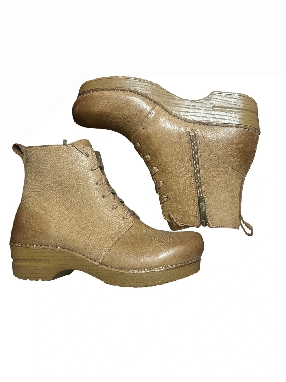 NWOB Dansko Sigourney Honey Distresses Boot Size 40